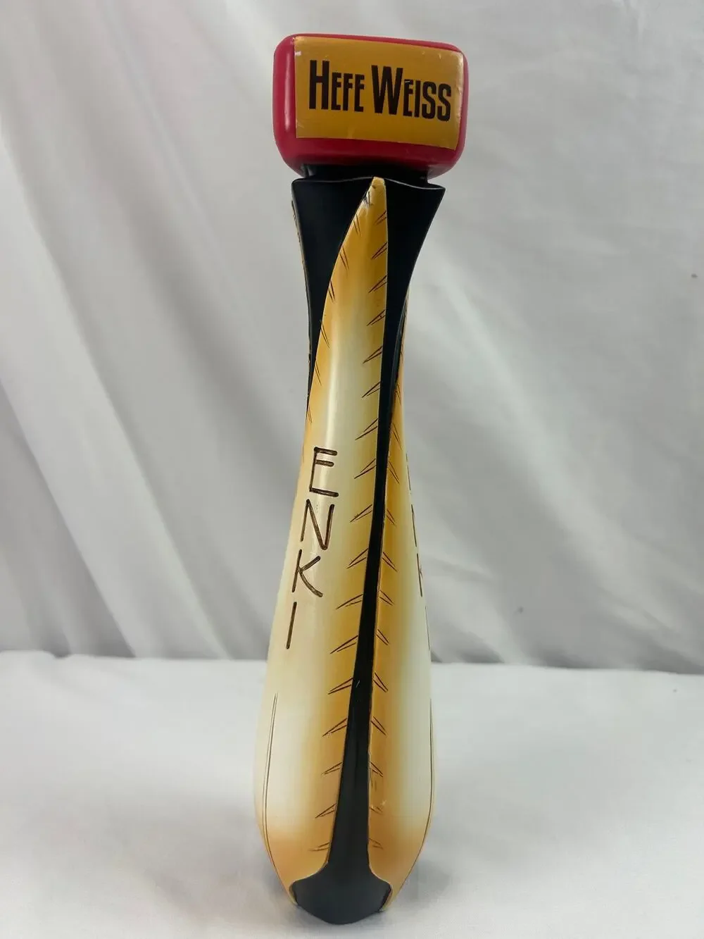 ENKI Hootenanny Hefe Weiss Beer Tap Handle Minnesota Brewing 10.5in Wheat Ale